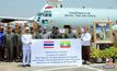 สิ่งของ “พระราชทาน” จาก “ในหลวงและพระราชินี” ถึงเมียนมาแล้ว เตรียมกระจายช่วยเหลือผู้ประสบภัยแผ่นดินไหว