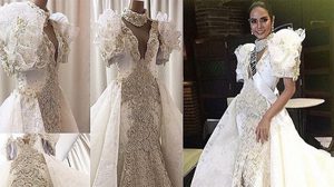 สวยจนนึกว่าชุดรับมง น้ำตาล ชลิตา ร่วมเดินแบบชุดแบรนด์ดัง ที่ฟิลิปปินส์