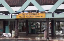รถไฟตรัง 2 ขบวนจอดแค่สถานีรถไฟทุ่งสง