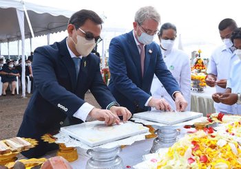 บี.กริม เพาเวอร์ จัดพิธีวางศิลาฤกษ์ โรงไฟฟ้าพลังความร้อนร่วม บี.กริม เพาเวอร์ อ่างทอง 2 และ 3 เดินหน้าจำหน่ายไฟฟ้าให้ กฟผ. และกลุ่มลูกค้านิคมอุตสาหกรรม เอส อ่างทอง