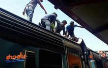 ชายคลุ้มคลั่งอาละวาดในสถานีรถไฟหัวหิน