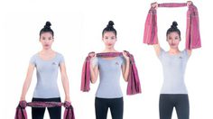 ท่าบริหารกล้ามเนื้อ แบบง่ายๆ ด้วยตัวช่วยอย่าง ผ้าขาวม้า