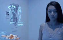 กระจก 3 มิติ วัดขนาดชุดชั้นในที่ฮ่องกง