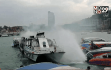 เพลิงไหม้เรือโดยสาร พัทยา-เกาะล้าน ไร้เจ็บ