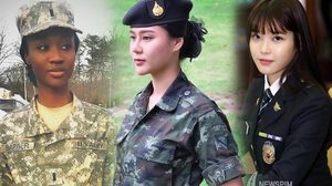 นางงามในเครื่องแบบ สัญลักษณ์ความแกร่ง ภายใต้ความงาม บนเวทีนางงามทั่วโลก