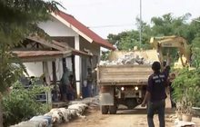 เร่งซ่อมพนังกั้นน้ำริมแม่น้ำยม จ.สุโขทัย