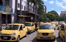 ประท้วงต้าน UBER ในโคลอมเบีย