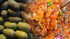 ร้านมะม่วงน้ำปลาหวานเจ้แป๊ว กุ้งแห้งตัวโต ที่สุดของแปลงนาม