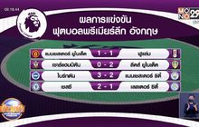 ผลการแข่งขันฟุตบอลพรีเมียร์ลีกนัดรองสุดท้าย