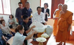 ​ญาตินำเถ้ากระดูก “น.ต.สมาน” ลอยอังคารแม่น้ำชี