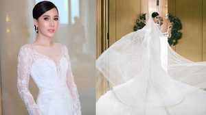 ออร่ากระจาย! เบนซ์ มนัญญา สวมชุดเจ้าสาว สวยราวกับเจ้าหญิง