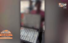แชร์คลิปแม่ค้าหัวใสขายล็อตเตอรี่ขอทิป 10 บาท