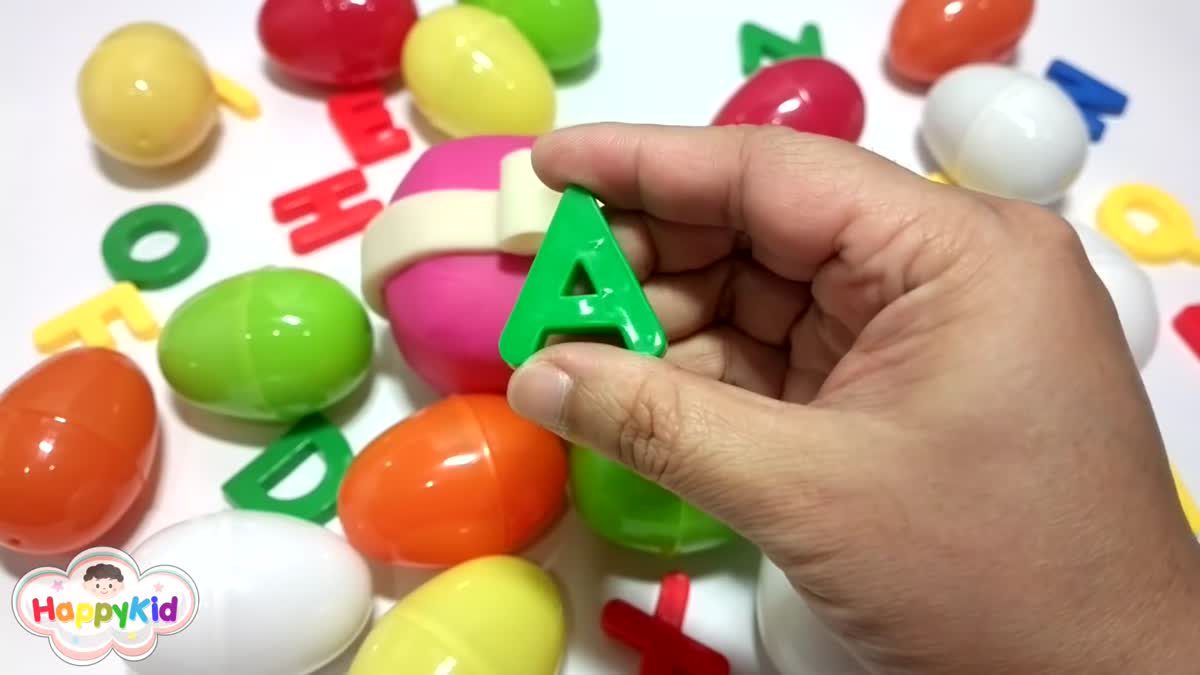 เรียนรู้ ABC | ไข่เซอร์ไพรส์ | อ่าน ABC | Learn The Alphabet With Surprise Eggs | Learn ABC