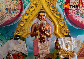 ขอพรโชคลาภ ค้าขาย ไอ้ไข่ วัดโปรยฝน วัดดังปทุมธานี