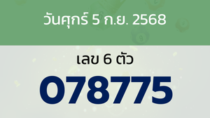 หวยลาว งวดวันศุกร์ 5 กันยายน 2568