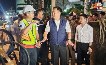 “นายกฯ หนู” ฟิตจัด! ลงพื้นที่ ถนนสามเสนยุบรอบดึก ขออภัยปชช.ที่ได้รับความเดือดร้อน