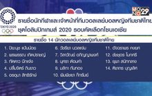 แบโผ 14 ลูกยางสาวไทย ลุยคัดโอลิมปิกเกมส์ 2020